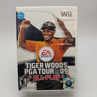 Tiger Woods PGA Tour 09 All-Play (Nintendo Wii, 2008) Complete In Box CIB