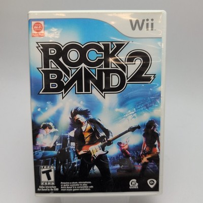 Rock Band 2 (Nintendo Wii, 2008) Complete In Box CIB