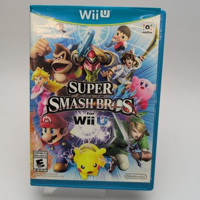 Super Smash Bros. for Wii U (Nintendo Wii U, 2015) Complete In Box CIB