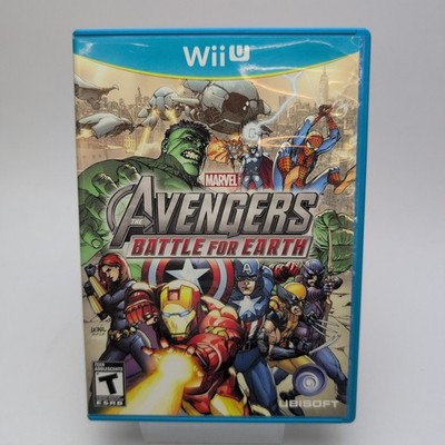 Marvel Avengers: Battle for Earth (Nintendo Wii U, 2012) Complete In Box CIB