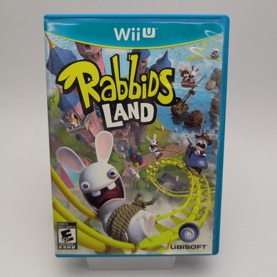 Rabbids Land (Nintendo Wii U, 2012) Complete In Box CIB
