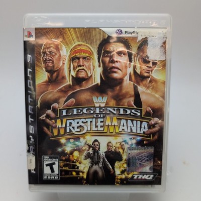 WWE Legends of WrestleMania (Sony PlayStation 3, 2009) Complete In Box CIB