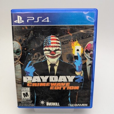 Payday 2: Crimewave Edition (Sony PlayStation 4, 2015) Complete In Box CIB