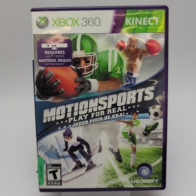 MotionSports: Play for Real (Microsoft Xbox 360, 2010) Complete In Box CIB