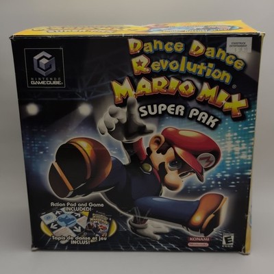 Dance Dance Revolution Mario Mix Super Pak Nintendo GameCube CIB w/ Dance Pad