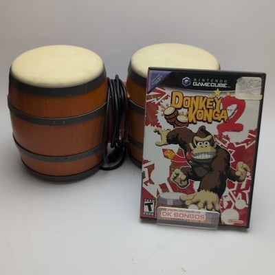 Donkey Konga 2 GameCube CIB Complete w/ DK Bongos Controller