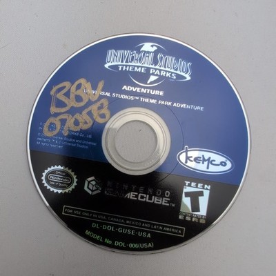 Universal Studios Theme Parks Adventure (Nintendo GameCube, 2001) Disc Only