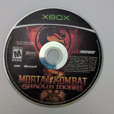 Mortal Kombat: Shaolin Monks (Microsoft Xbox) Disc Only
