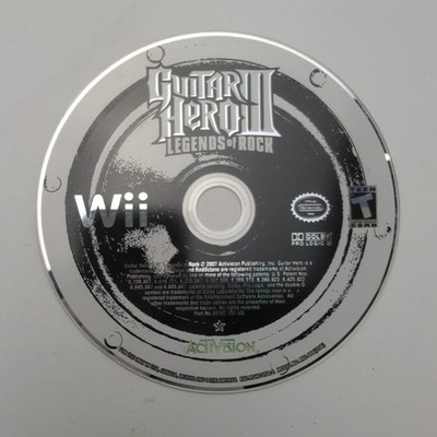 Guitar Hero III: Legends of Rock (Nintendo Wii) Disc Only