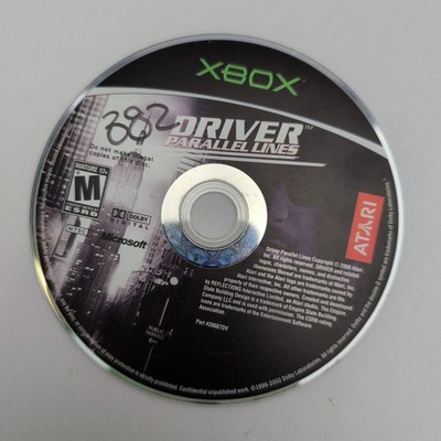 Driver: Parallel Lines (Microsoft Xbox, 2006) Disc Only