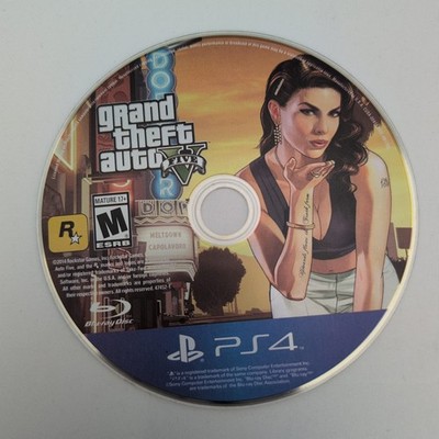 Grand Theft Auto V (Sony PlayStation 4, 2015) Disc Only