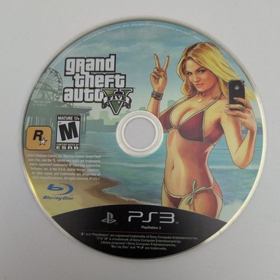 Grand Theft Auto V (Sony PlayStation 3, 2015) Disc Only