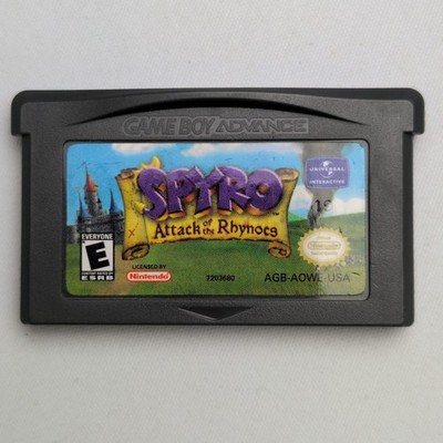 Spyro: Attack of the Rhynocs (Nintendo Game Boy Advance, 2003) Cartridge Only