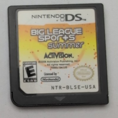 Big League Sports Summer (Nintendo DS, 2009) Cartridge Only