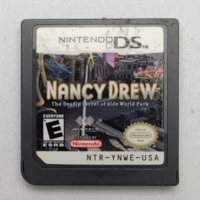 Nancy Drew: The Deadly Secret of Olde World Park (Nintendo DS) Cartridge Only